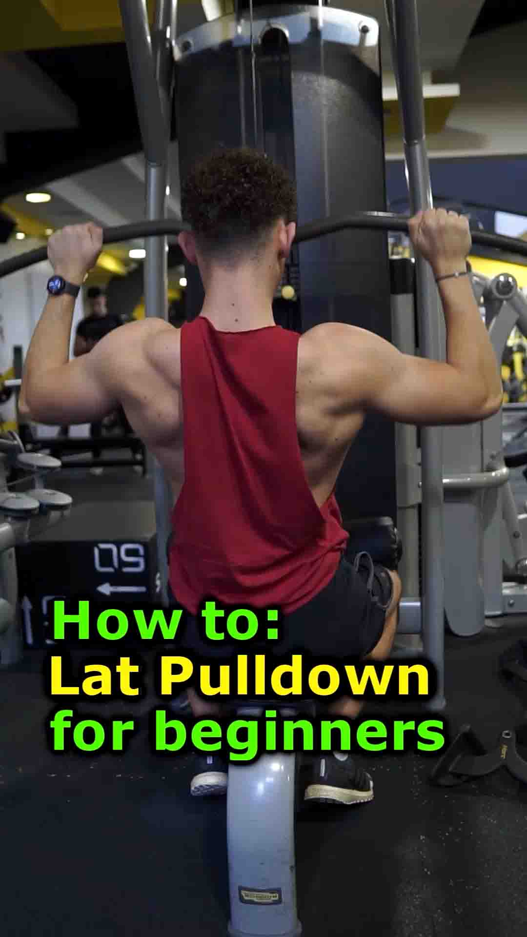 How To Lat Pulldown For Beginners Gymzilla Tribe Exercises