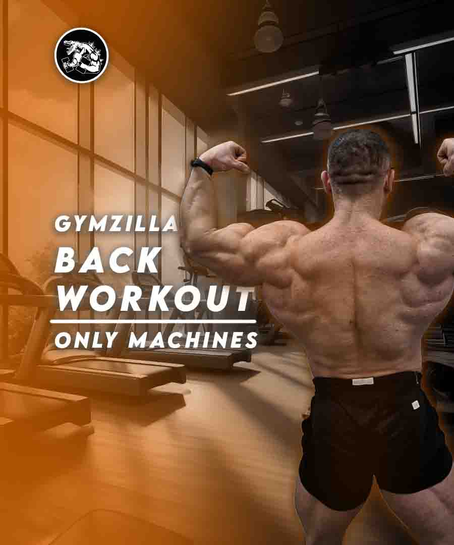 %0-minute back workout with only 4 machines | GymZilla Tribe Workouts