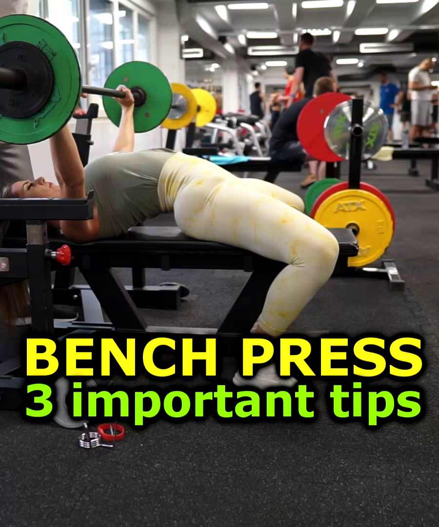 Bench Press - 3 important tips to lift heavy on a bench press ...