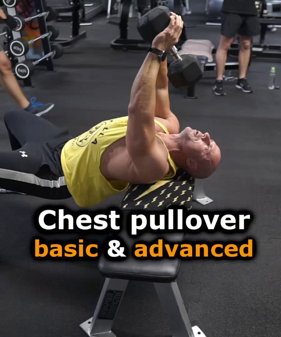 Chest dumbbell pullover - basic & advanced variation | GymZilla Tribe ...