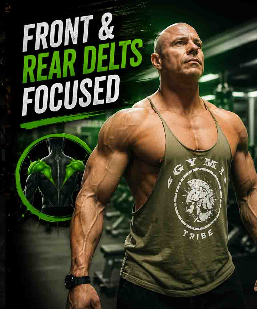 Front Dlets Shoulder workout with a special focus on the front and rear deltoids ...